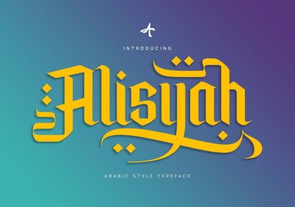 Alisyah Font for Digital Branding and Marketing