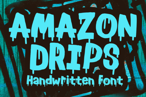 Amazon Drips Font for Bold Digital Campaigns