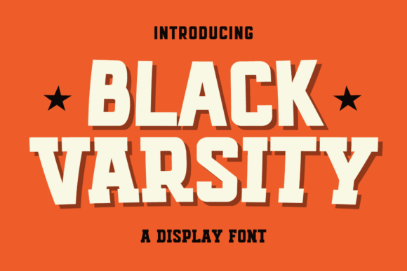 Black Varsity: A Bold Display Font for Modern Campaigns