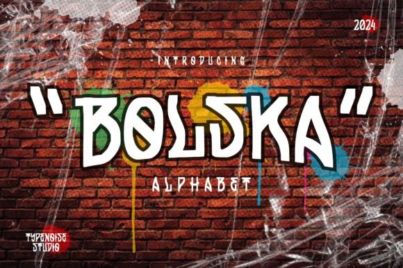 Bolska: A Bold Display Font for Handmade Creations