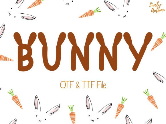 Bunny Ear Font for Creative Campaigns