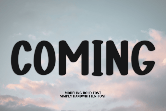Coming: A Display Font for Bold Visual Statements