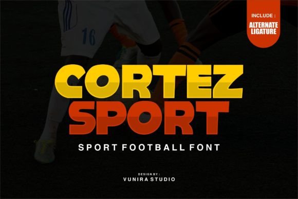 Cortez Sport: A Bold Display Font for Modern Editorial Design