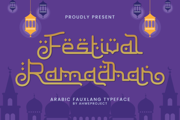 Festival Ramadhan Display Font for Handmade Creations