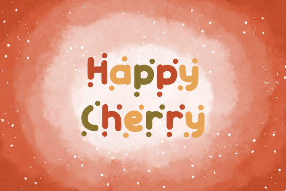 Happy Cherry: A Playful Display Font for Craft Projects