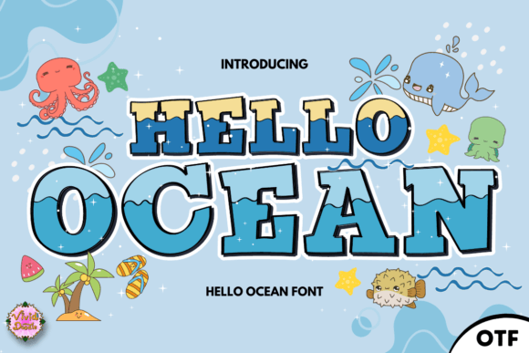 Hello Ocean: A Breezy Typeface for Summer and Beyond