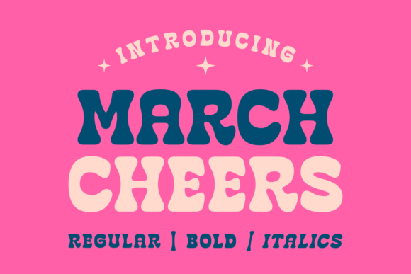March Cheers Font for Handmade Creations