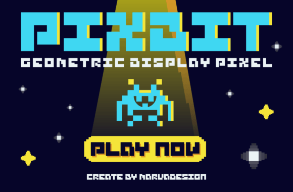 Pixbit: A Playful Font for Handmade Creations