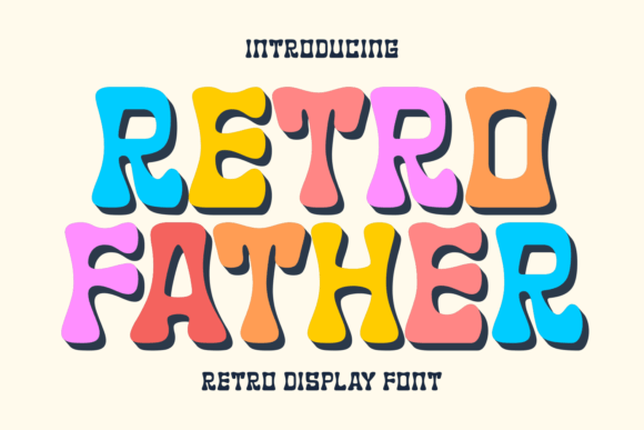 Retro Father Font for Web Design Projects