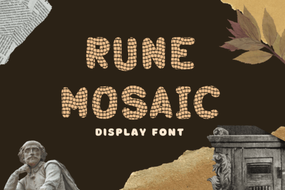 Rune Mosaic: A Creative Font for Polished Branding