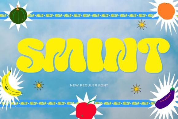 Smint: A Playful Display Font for Digital Creatives