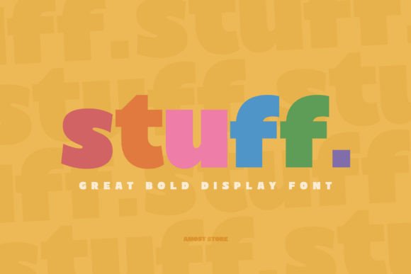 Stuff: A Font That Bridges Vintage and Modern