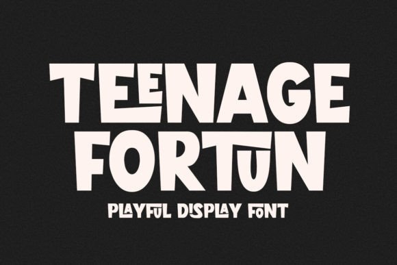 Teenage Fortun: A Modern Display Font for Bold Campaigns