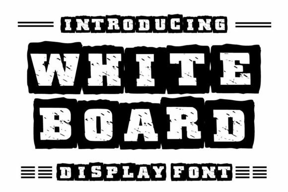 White Board Font for Creative Projects